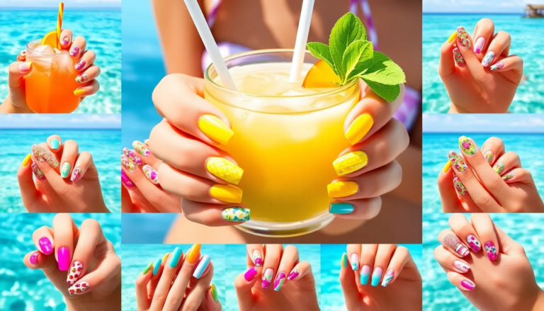 Gorgeous Summer Holiday Nail Ideas