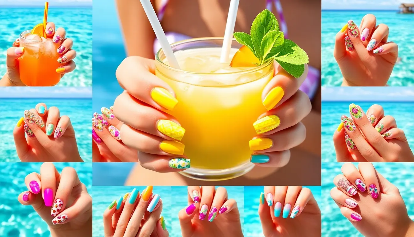 Gorgeous Summer Holiday Nail Ideas