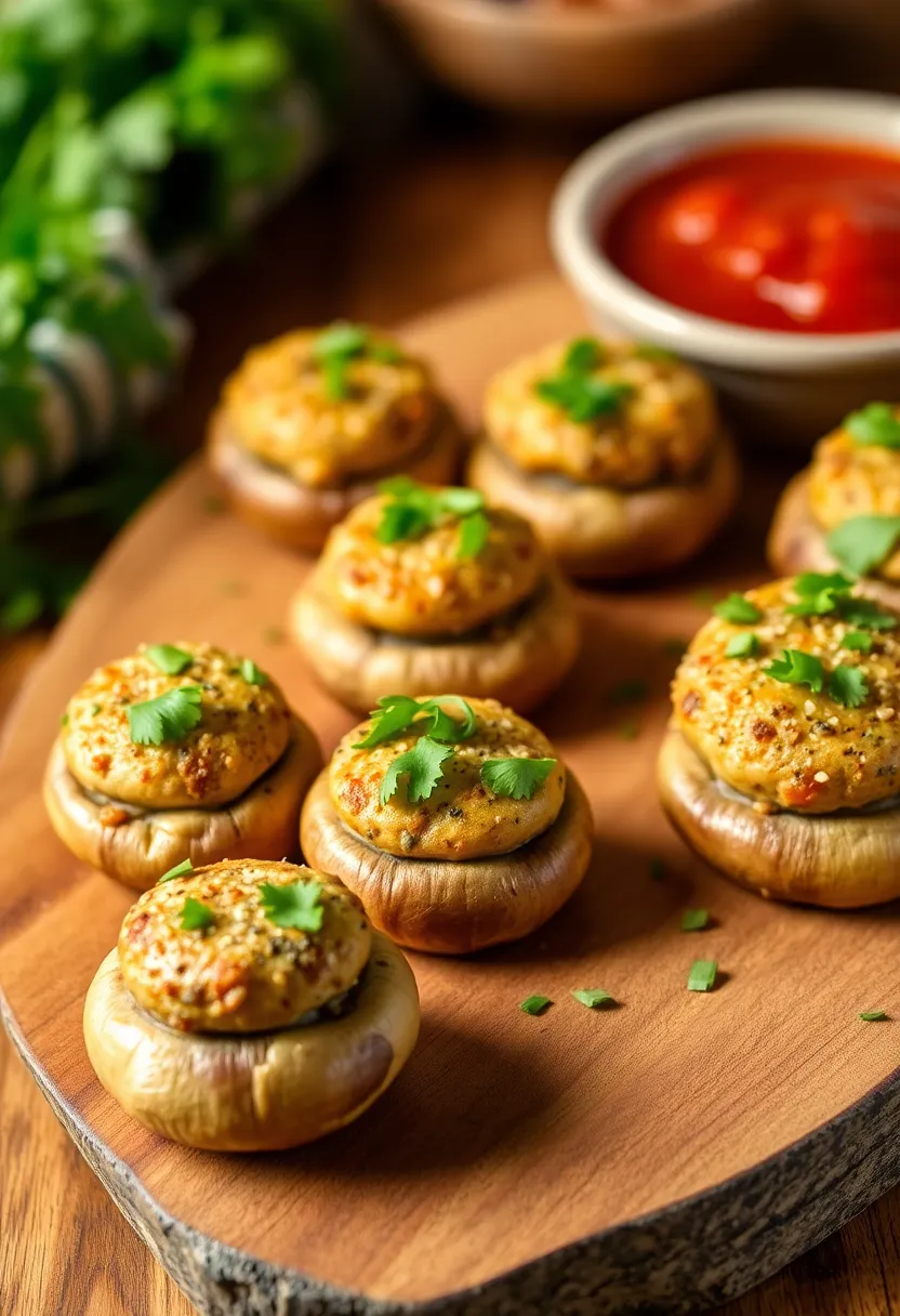 Easy Appetizer Recipes: 30 Quick and Tasty Dishes Everyone Will Love! - 3. Stuffed Mushrooms