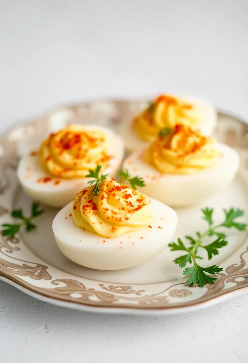 Easy Appetizer Recipes: 30 Quick and Tasty Dishes Everyone Will Love! - 9. Deviled Eggs