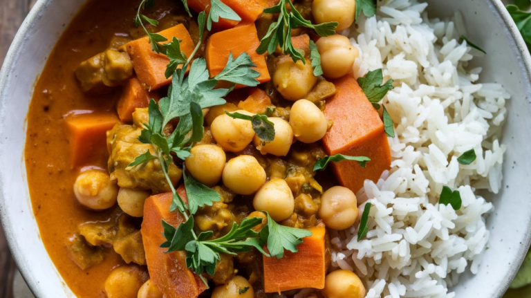 Sweet Potato and Chickpea Curry