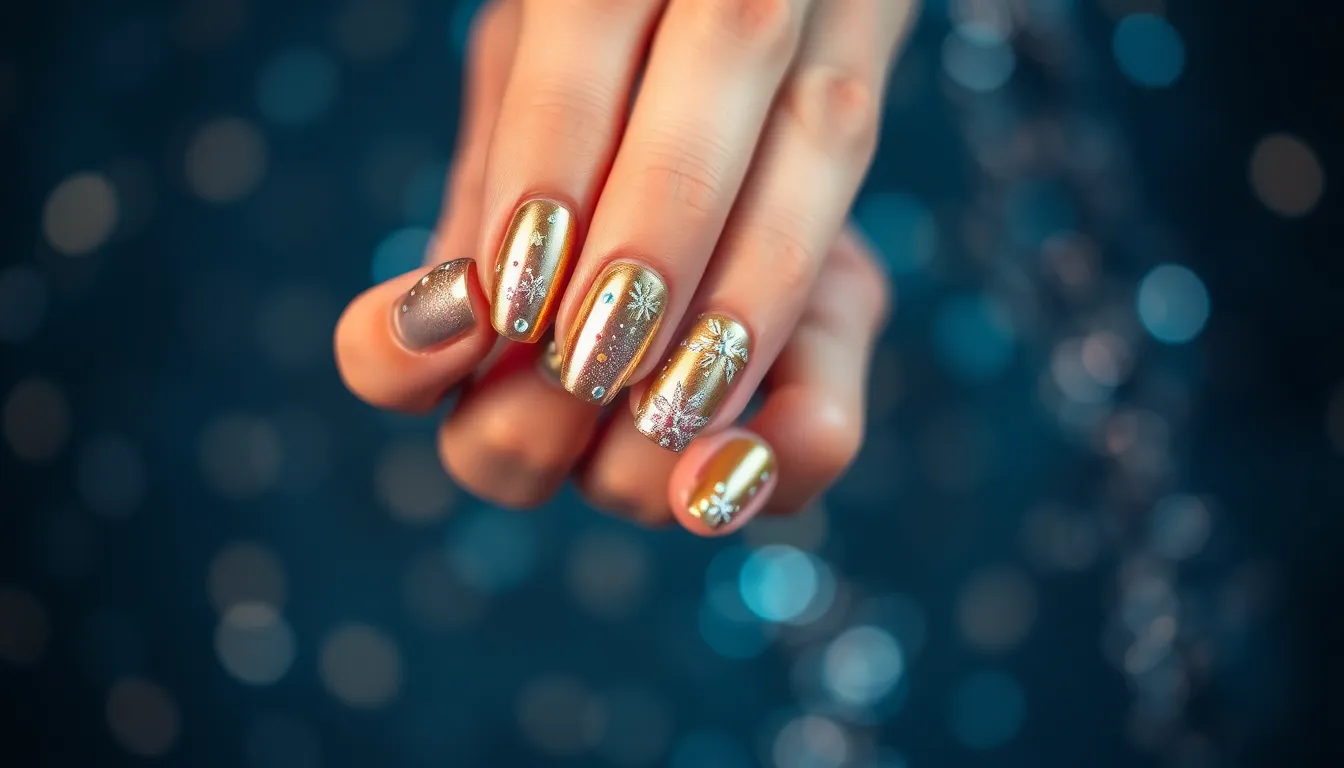 new years nails