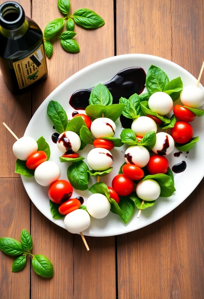 Easy Appetizer Recipes: 30 Quick and Tasty Dishes Everyone Will Love! - 2. Mini Caprese Skewers